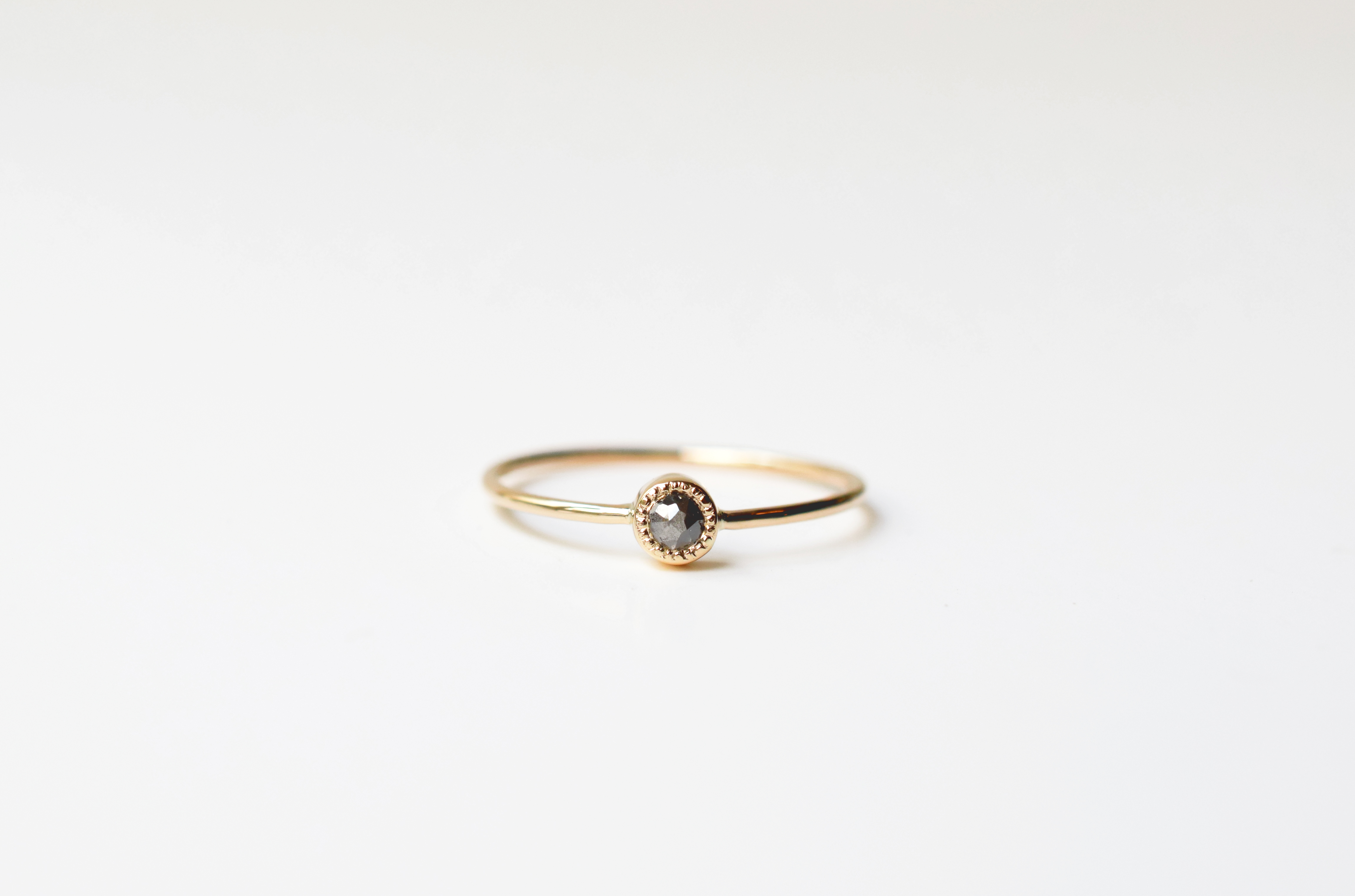 Bague Ainay diamant gris - Pulp Jewels Bijoux créateurs Lyon