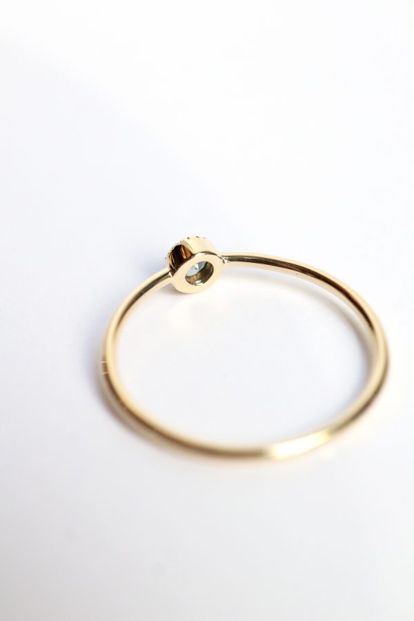 Bague Ainay or jaune saphir – Image 5