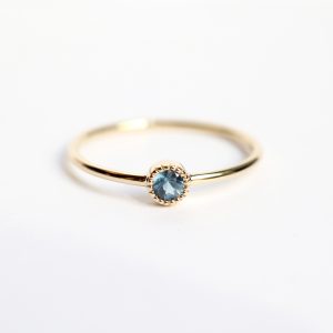 Bague Ainay or jaune saphir