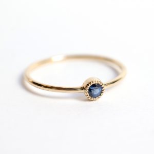 Bague Ainay or jaune saphir