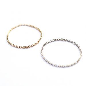 Bague chaine intemporelle