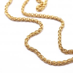 Collier maille palmier