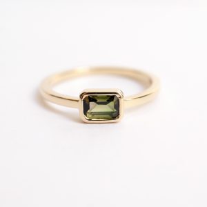Bague Manhattan tourmaline verte