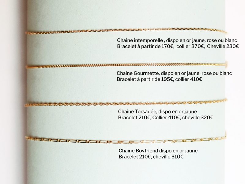 bracelet permanent or lyon bijoux eternel soude